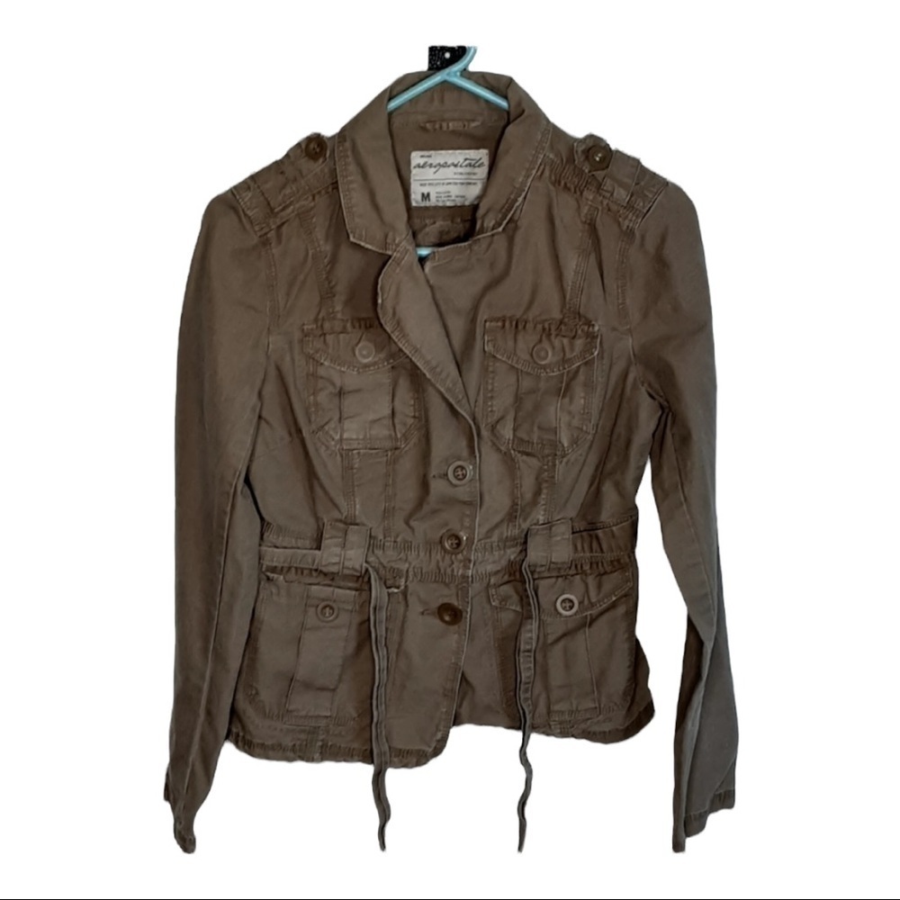 Aeropostale belted jacket size medium
